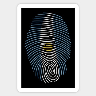 Argentina's Fingerprint Sticker